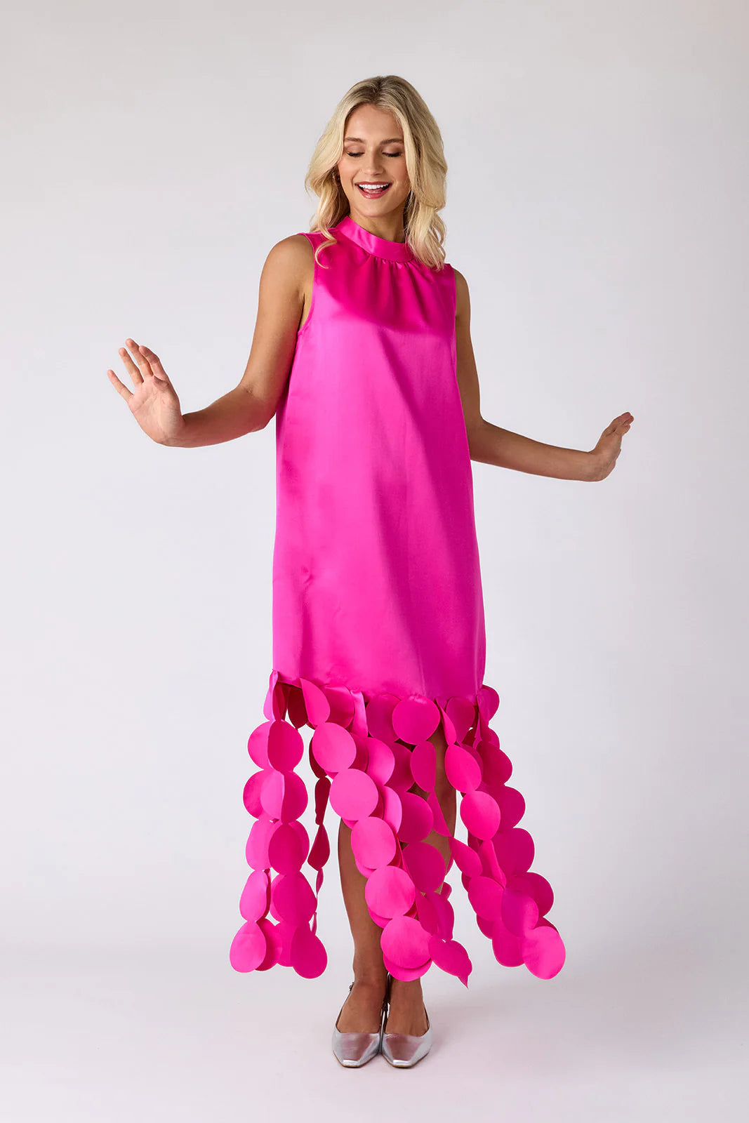 Ponce Party Dress - Mollie Pink