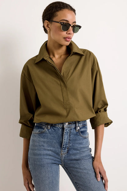 Dallas Top - Juniper Green