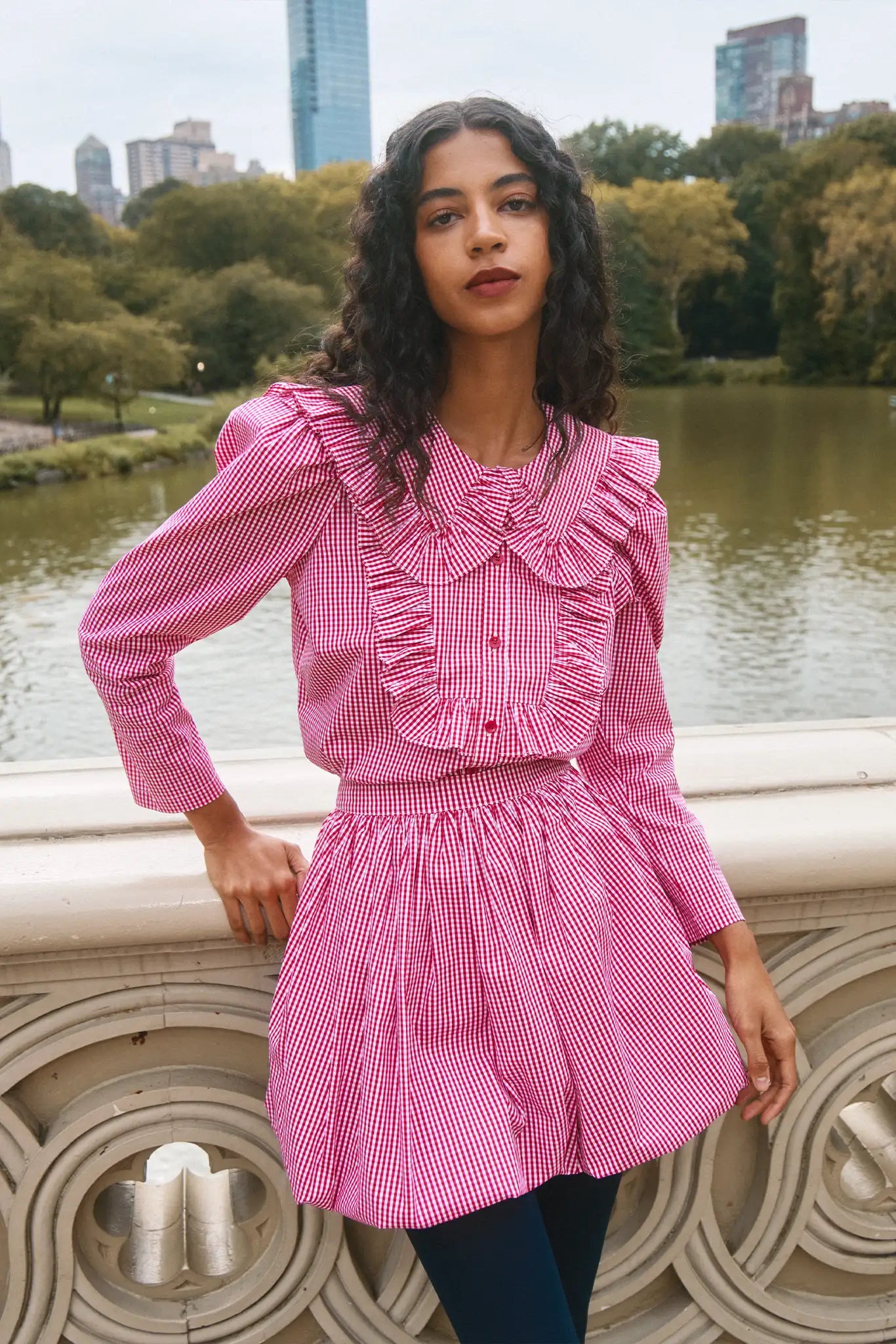 Mae Top - Carmine Check