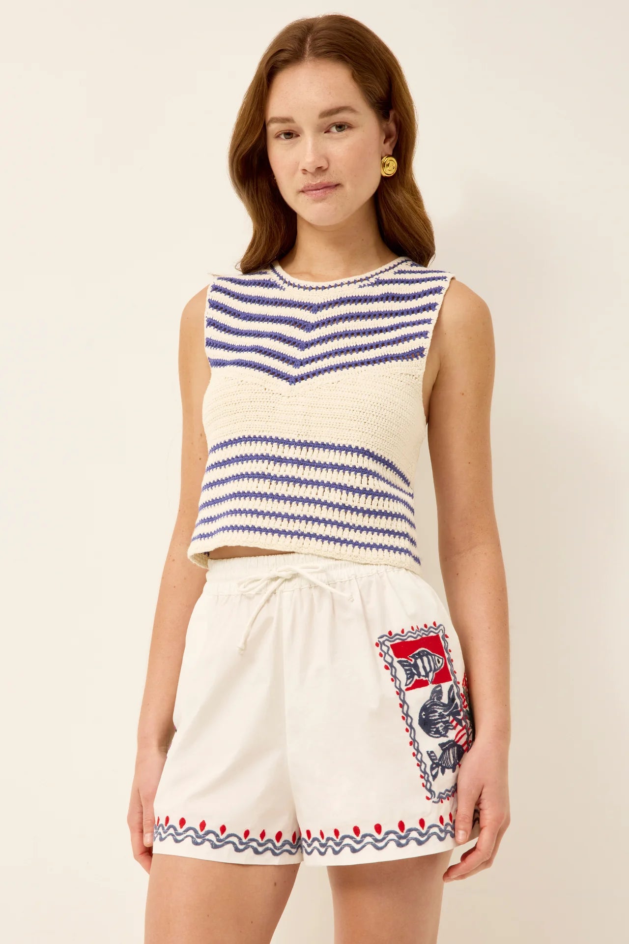 Cass Tank Top - Tide