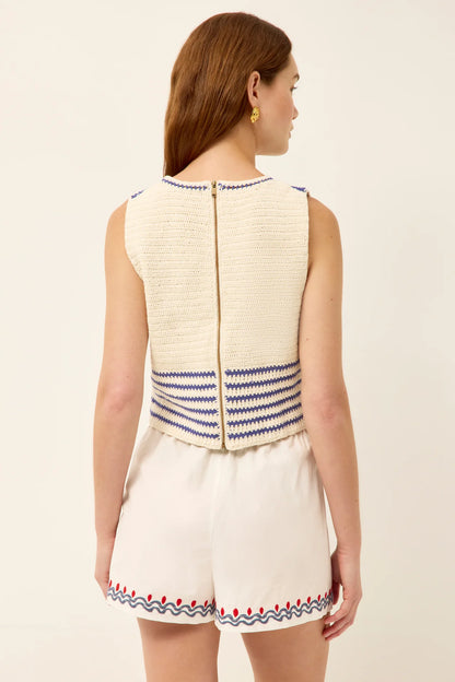 Cass Tank Top - Tide