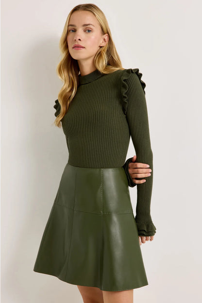 Tinley Turtleneck Sweater - Juniper Green