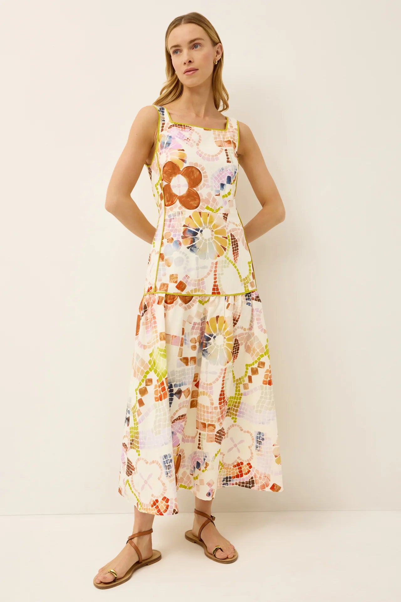 Jada Dress - Travertine