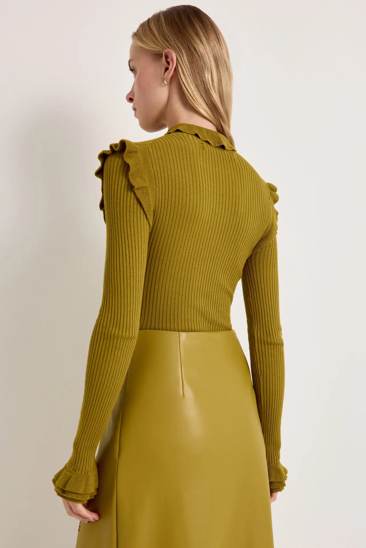 Tinley Turtleneck Top - Willow