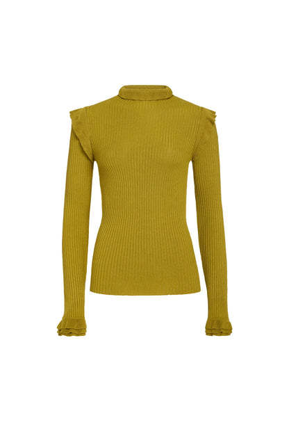 Tinley Turtleneck Top - Willow
