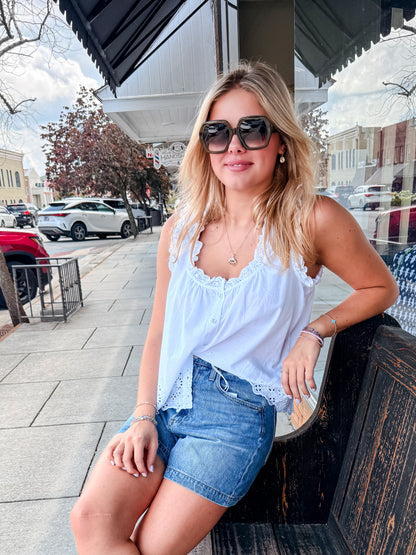 Rosabel Tank Top - Optic White