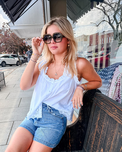 Rosabel Tank Top - Optic White