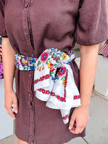 Button Front Day Dress - Umber