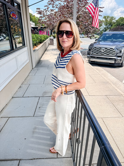 Cass Tank Top - Tide