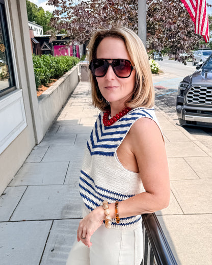 Cass Tank Top - Tide