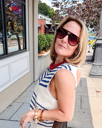Cass Tank Top - Tide