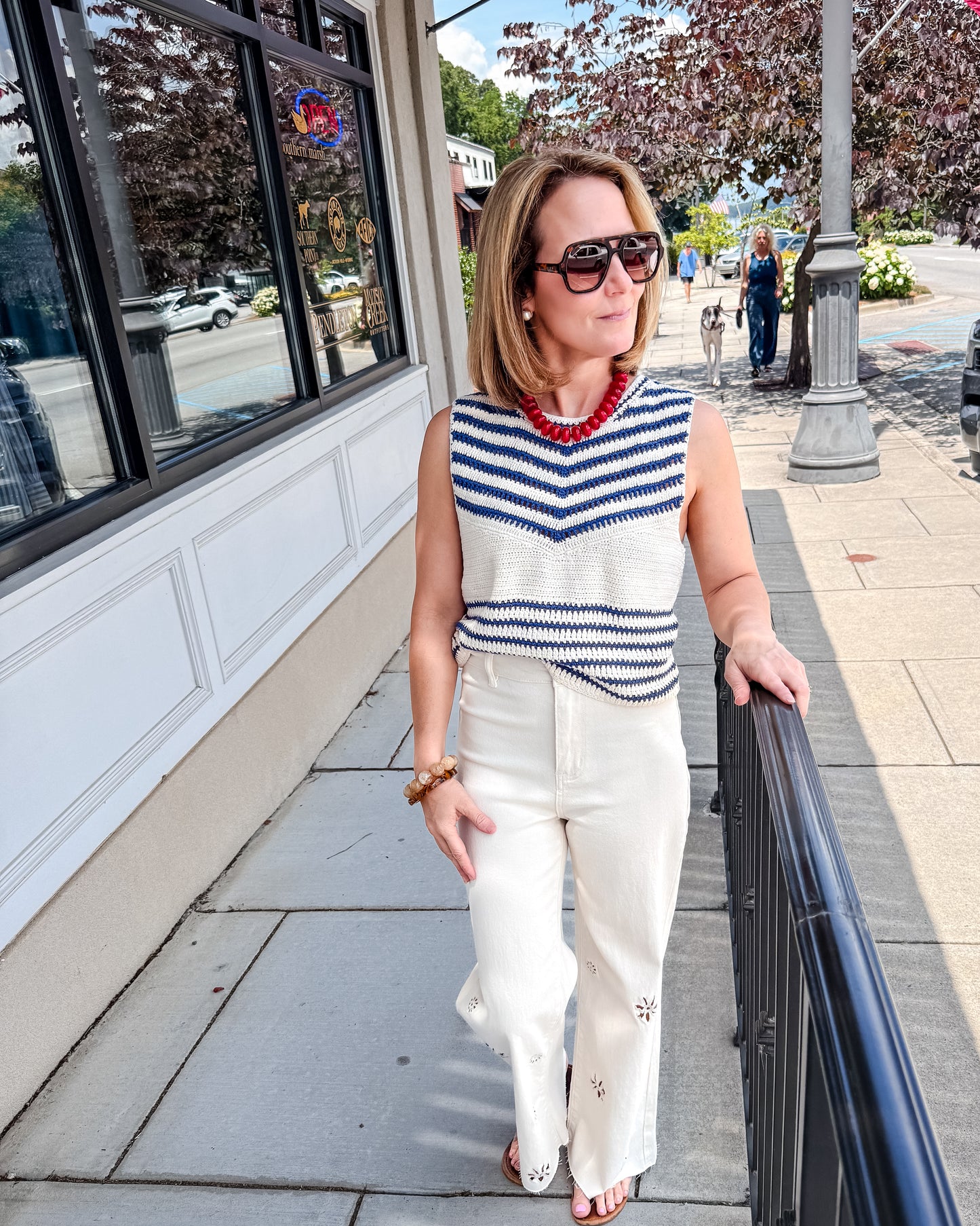 Cass Tank Top - Tide