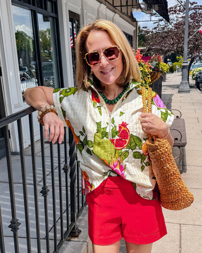 Poppy Pullover Top - Trellis Grove