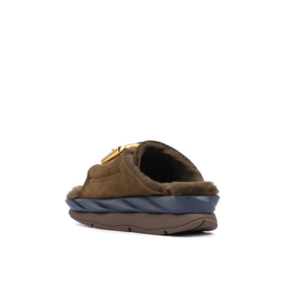 Mellow Laze Platform Slide Sandal - Choco
