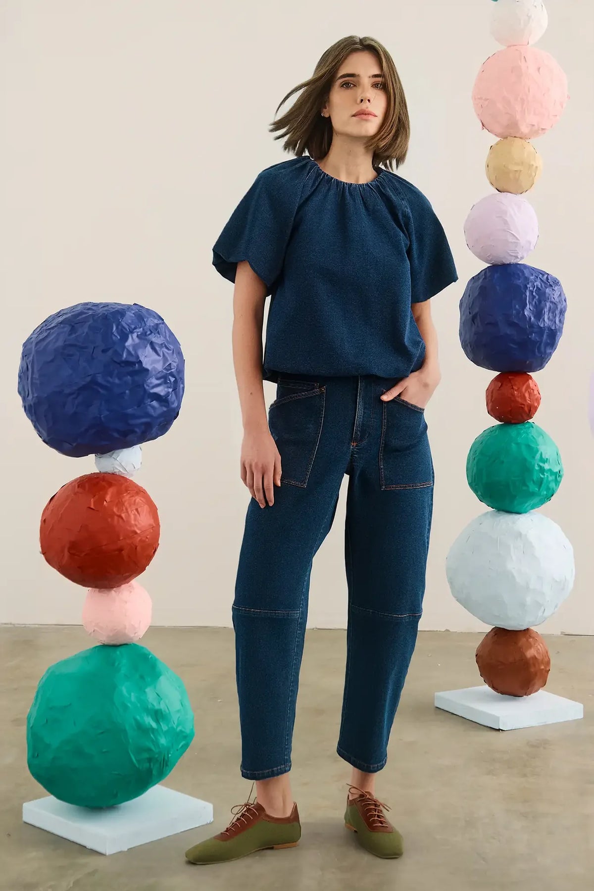 Mika Top - Blue Ridge Denim