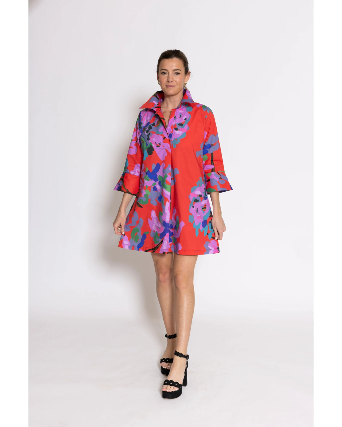 Miss Scarlet© Ruthie Short Shirt Dress