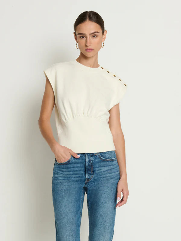 Nadia Sweatshirt - Porcelain