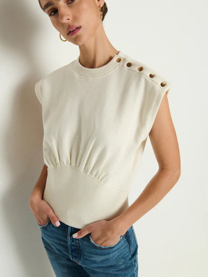 Nadia Sweatshirt - Porcelain