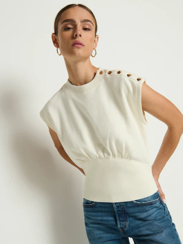 Nadia Sweatshirt - Porcelain