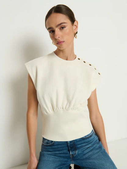 Nadia Sweatshirt - Porcelain