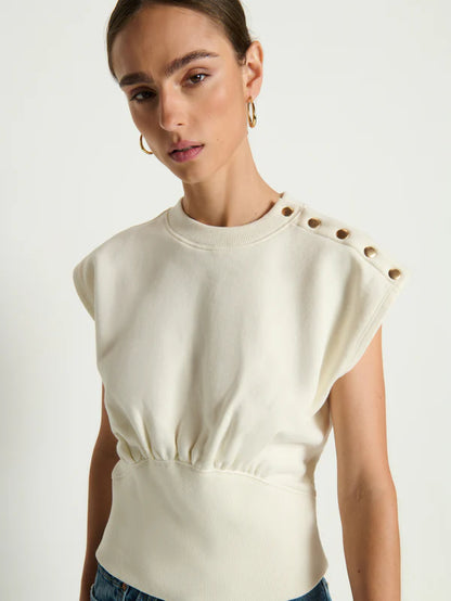 Nadia Sweatshirt - Porcelain