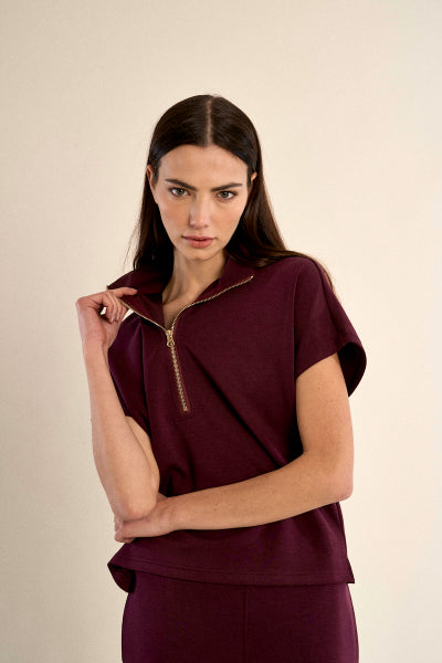 LADIES KNITTED SLEEVELESS SWEAT