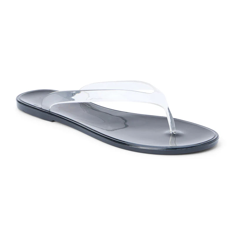 Olsen Jelly Flip Flop Sandal - Clear/Black