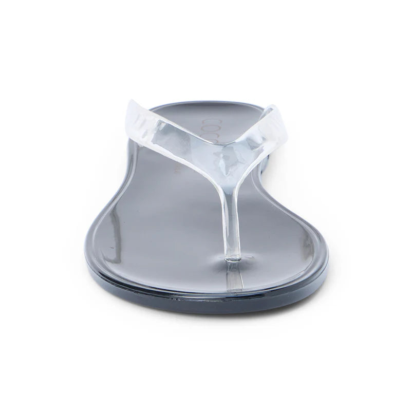 Olsen Jelly Flip Flop Sandal - Clear/Black