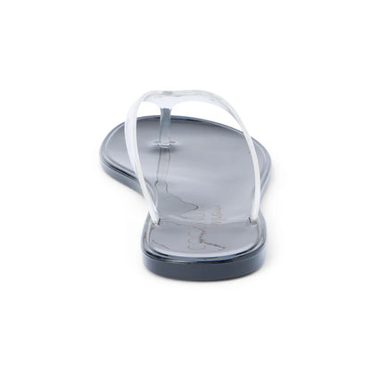 Olsen Jelly Flip Flop Sandal - Clear/Black