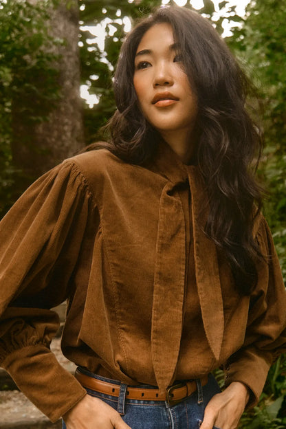 Odessa Shirt - Khaki Brown