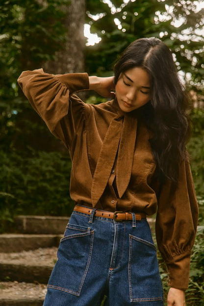 Odessa Shirt - Khaki Brown