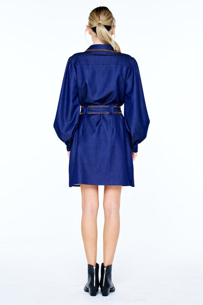 Gelso Whip Stitched Mini Dress