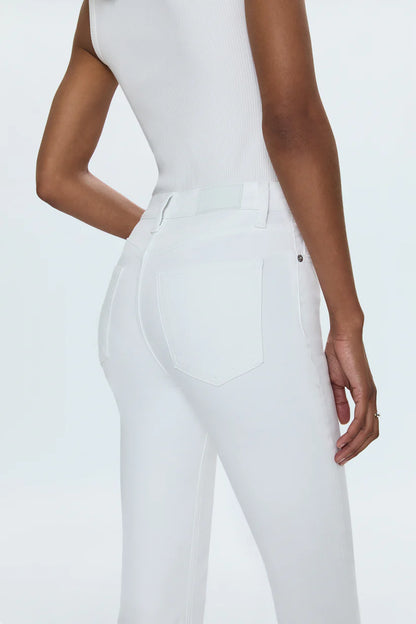 Lennon High Rise Crop Jean - Vivid White