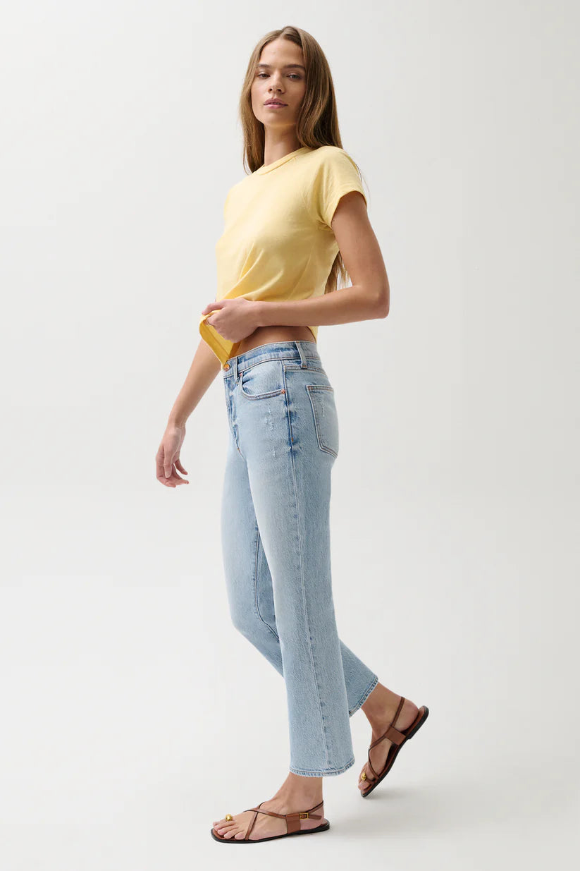 Ally High Rise Vintage Ankle Jean - Misted Eve