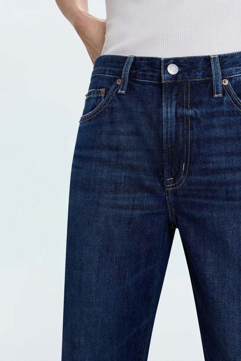 Kacey Mid Rise Cuffed Straight Jean - Cultivate