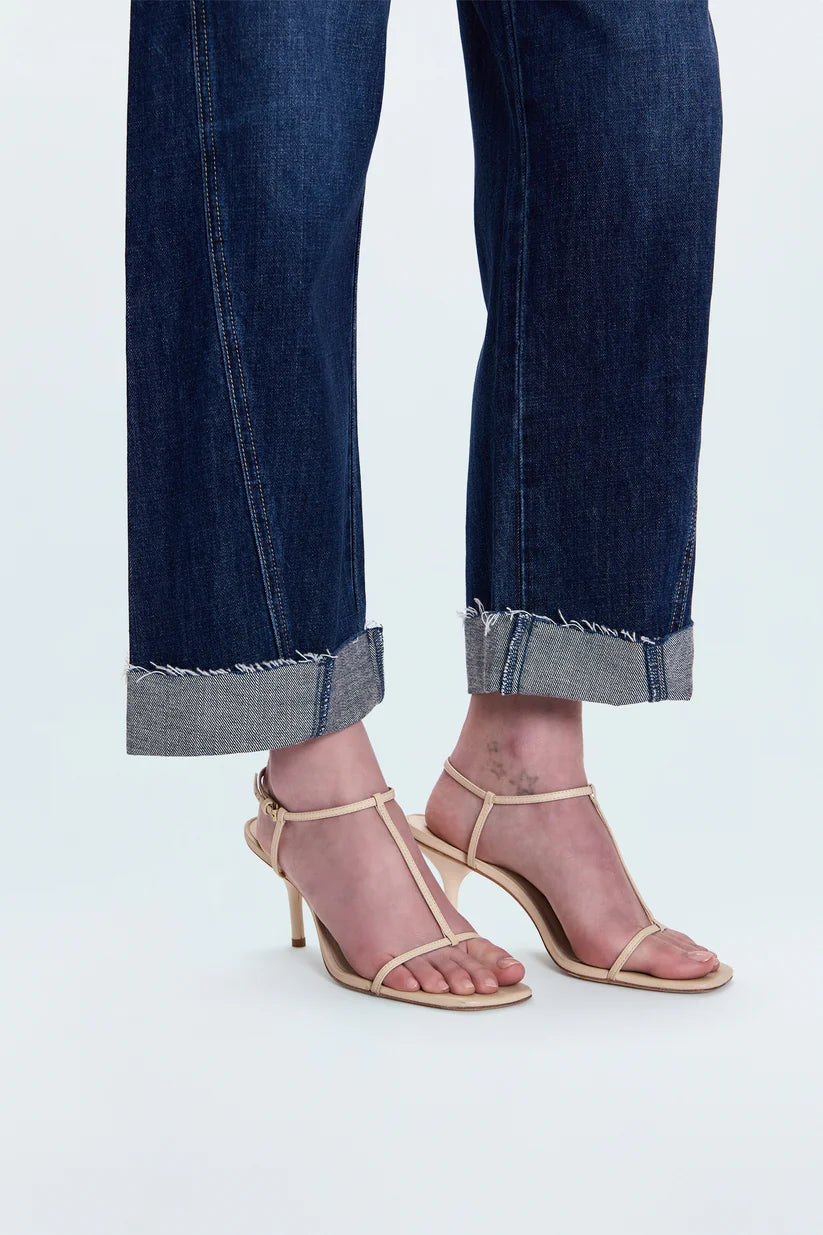 Kacey Mid Rise Cuffed Straight Jean - Cultivate