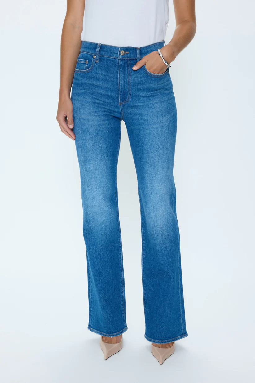 Evie High Rise Slim Boot Jean - Eternity