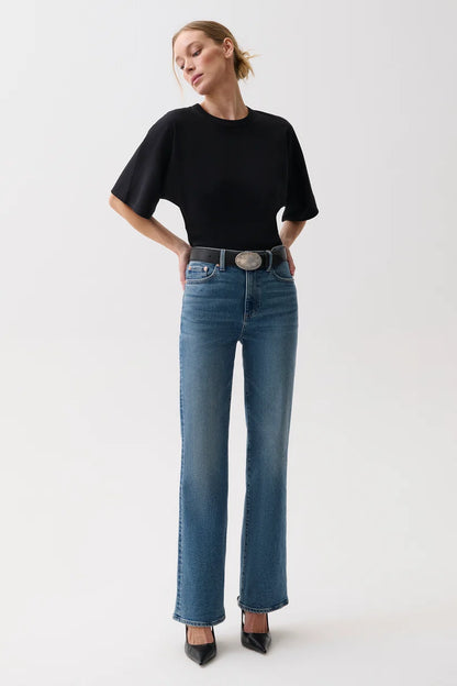 Evie High Rise Slim Bootcut Jean - Soho