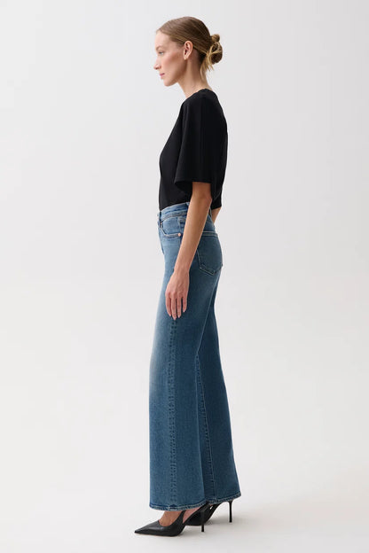 Evie High Rise Slim Bootcut Jean - Soho