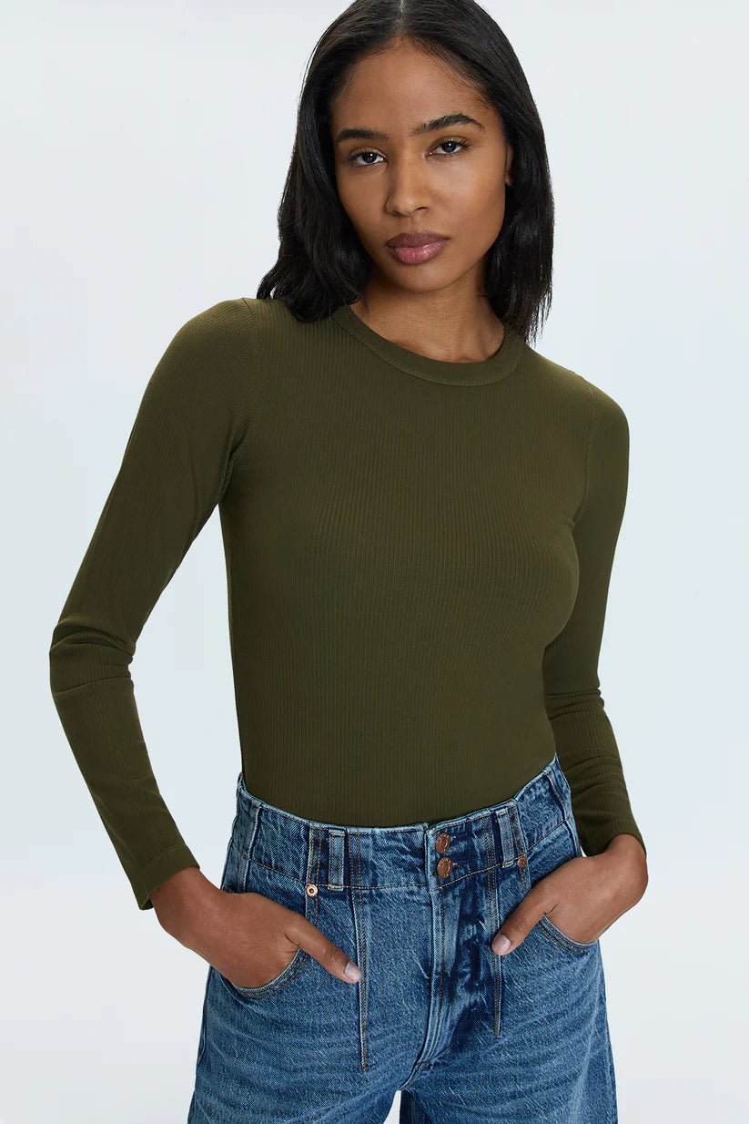 Bailey Long Sleeve Crewneck Top - Admiral