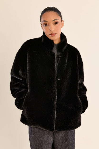 Fur Jacket - Black