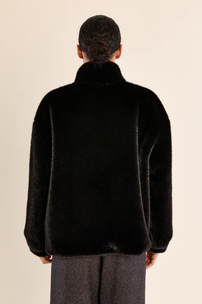 Fur Jacket - Black