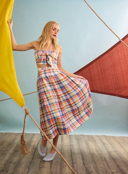 Maison Skirt - Harbor Club Madras