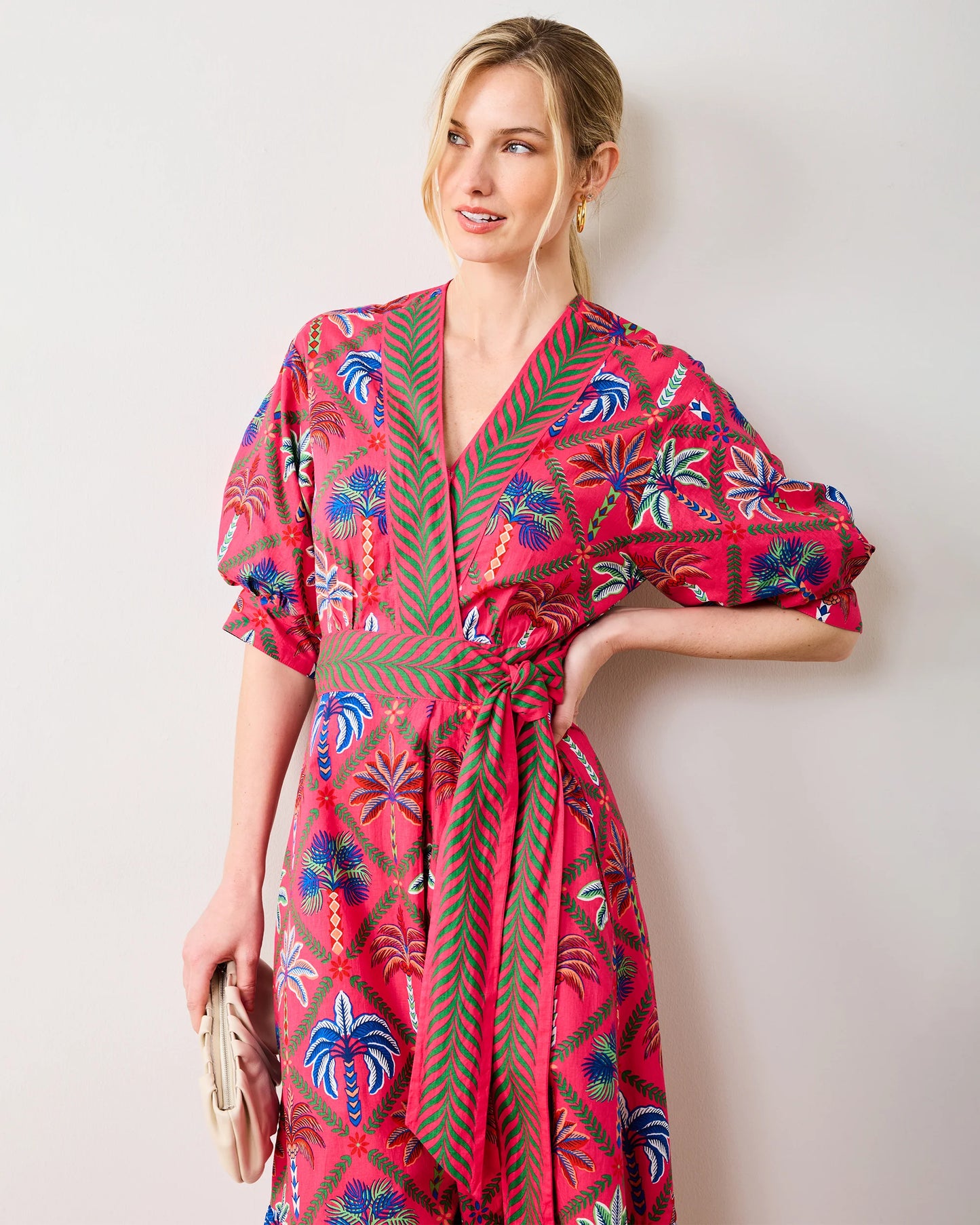 Gabriela Dress - Palm Tree Paradise - Cocktail Umbrella
