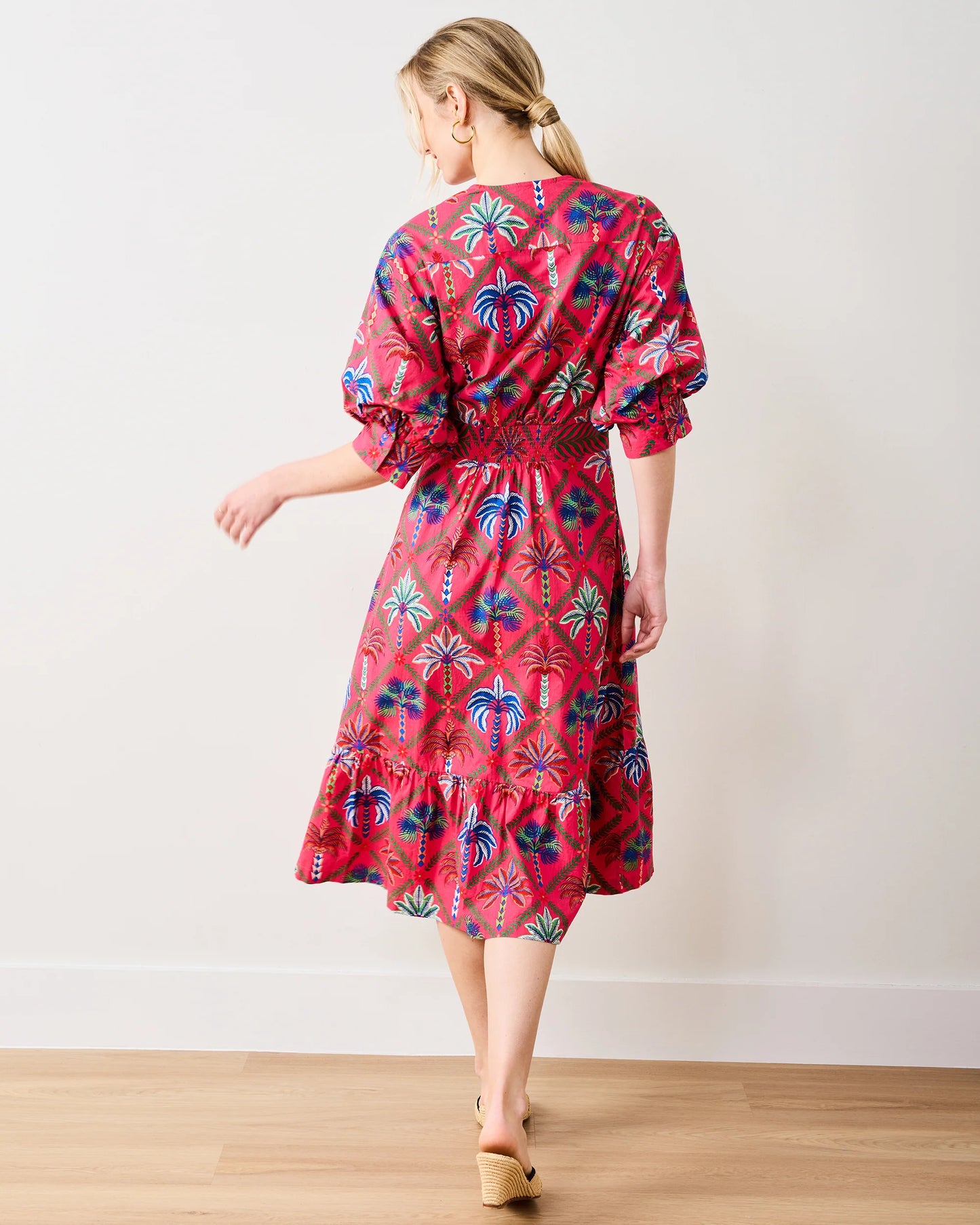 Gabriela Dress - Palm Tree Paradise - Cocktail Umbrella