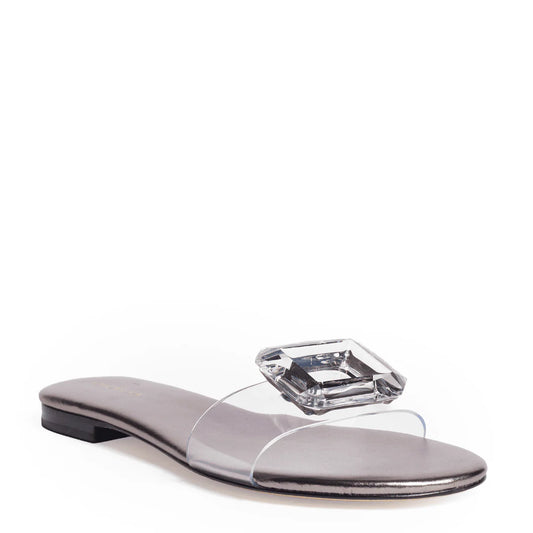 Phillis Sandal - Pewter