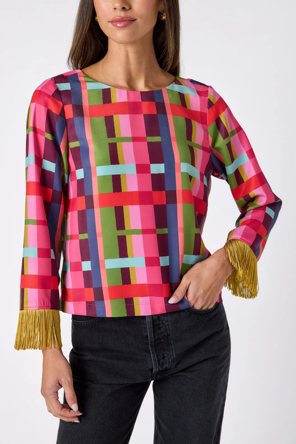 Maya Top - Plaid Parade