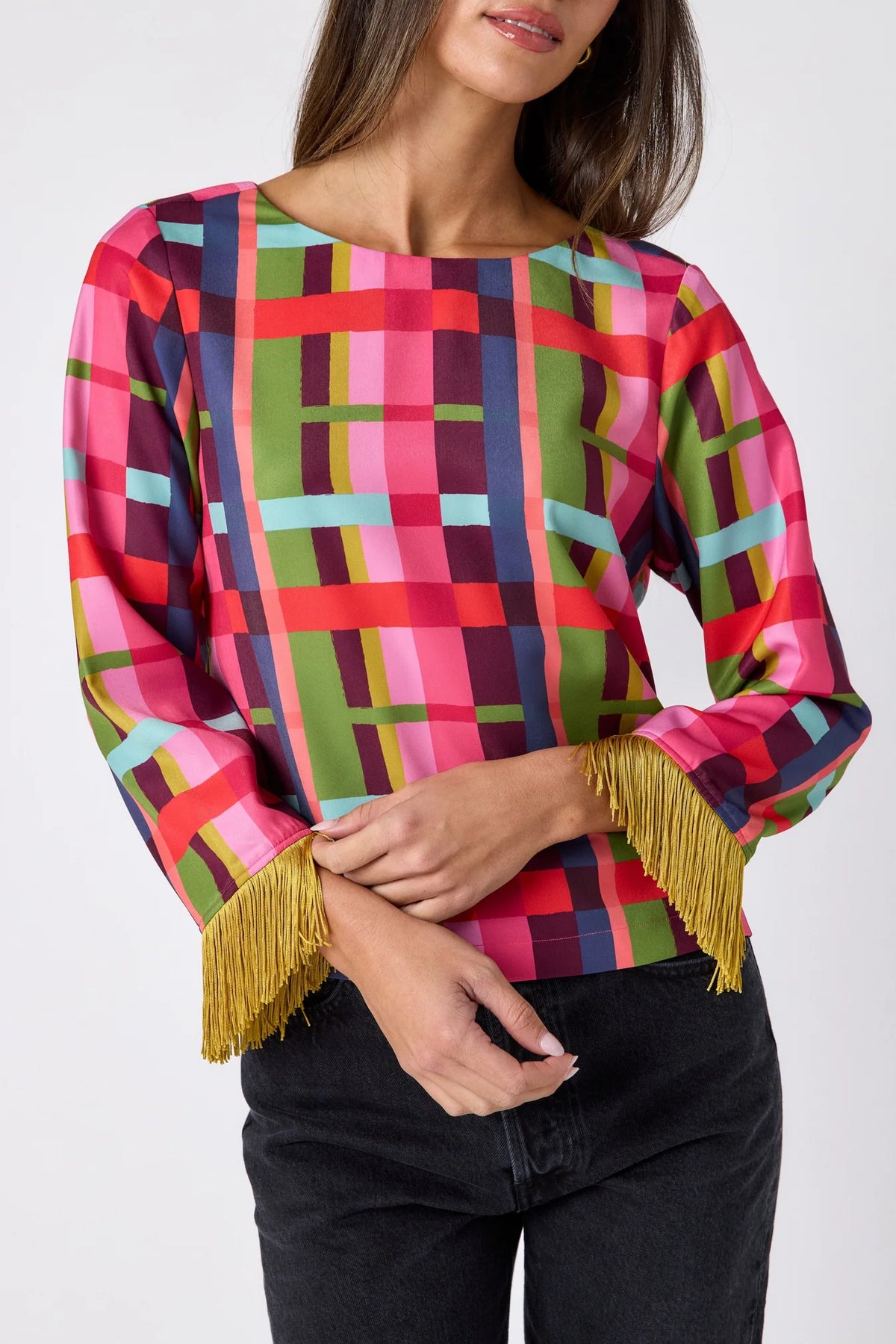 Maya Top - Plaid Parade