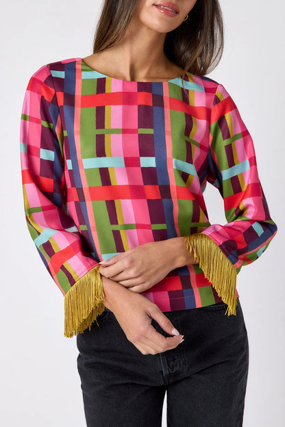 Maya Top - Plaid Parade