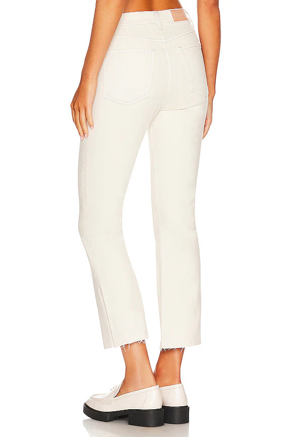 Lennon High Rise Crop Boot Jean - Sand Stone